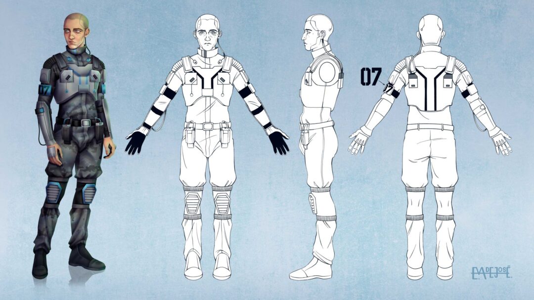 Line-up Interfaz, ilustración de Eva de José