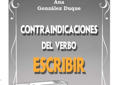 Contraindicaciones del verbo escribir