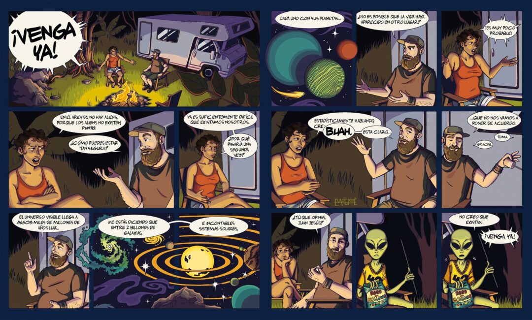 Cómic, ilustración de Eva de José