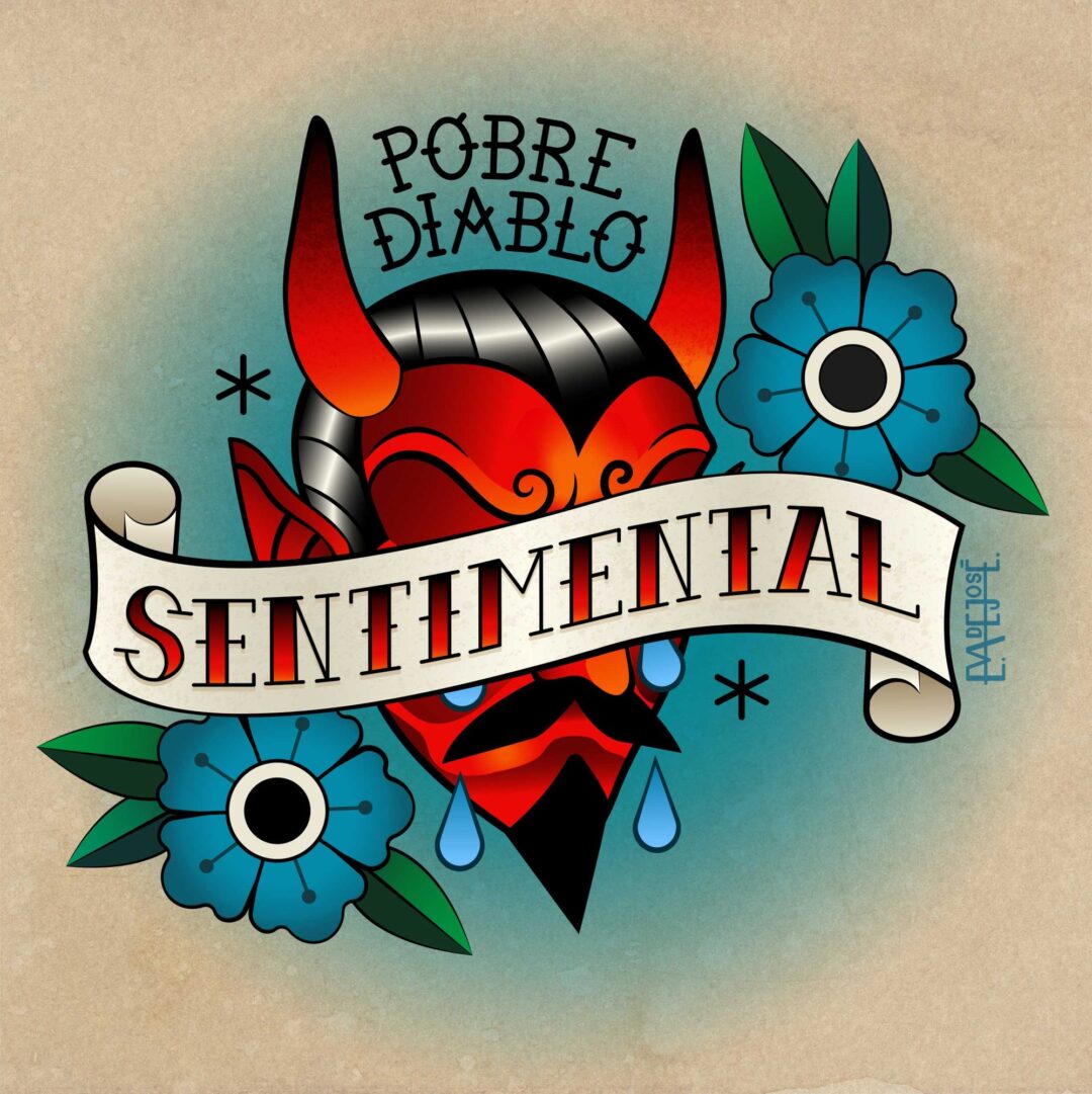 Pobre diablo sentimental, ilustración de Eva de José